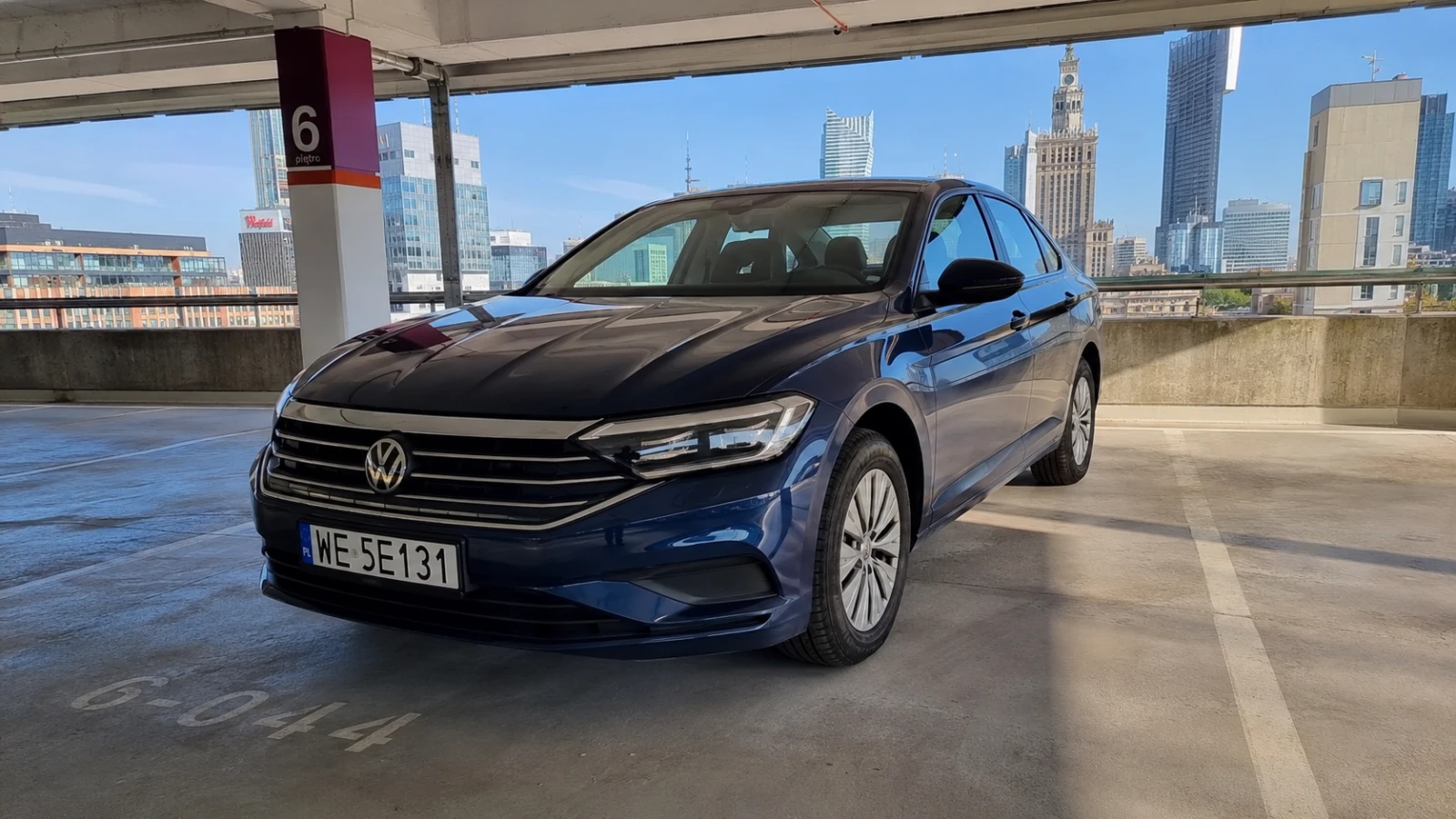 Volkswagen Jetta economy car rental in Warsaw city centre
