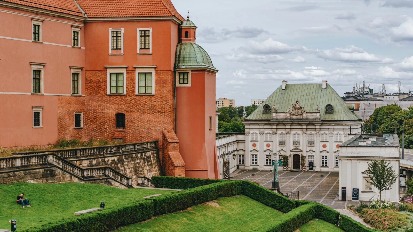 Warsaw Barbican scenic view for travelers renting a car to explore the city